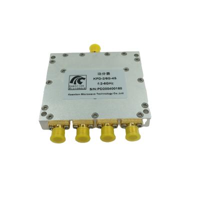 China 2000-6000MHz 4 Ways Power Splitter 03KPD-2/6G-4S for sale