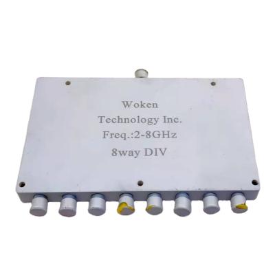 China 2000MHZ-8000MHZ 8Way Wilkinson Power Divider& Power Divider, 50W KPD-2.0/8.0-8S for sale