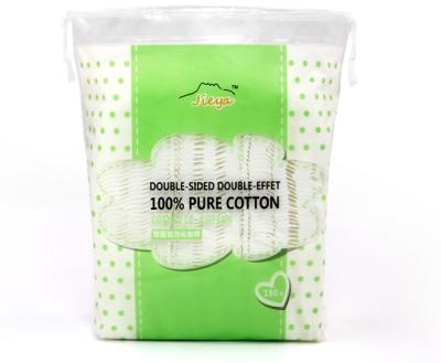 China Strong Absorption 100%Cotton High Absorbency Disposable Cotton Pads Double Side Cosmetic Cotton Pads For Women for sale