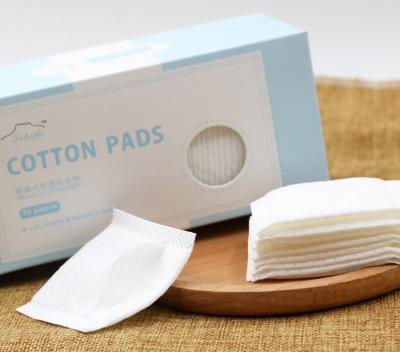 China Home Hotel Cotton Box Organic Pure Cotton Pads Cosmetic Cotton Facial Pad for sale