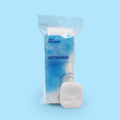 China Soft Touch Disposable Cosmetic Face Cleansing Cotton Pads Cosmetic Products Nonwoven Facial Cotton Pads for sale