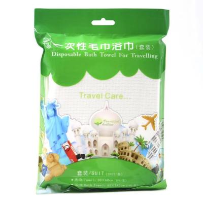 China 2021 Hotsale 2021 Spunlace Disposable Bathroom Shower Towel Nonwoven Bath Towel For Home Cleaning Cloth for sale