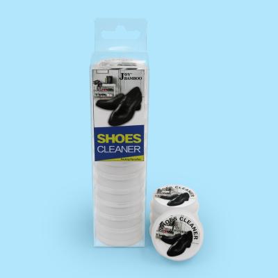 China Protable Protable Push Shoe Cleaner Shoe and Sneaker Cleaner Eco-Friendly Leather Polish Wet Cloths for sale