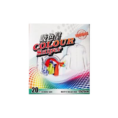 China Home 40 Sheets Dylon Color Catcher Color Grabber Sheets Washing Color Cloth For Laundry for sale