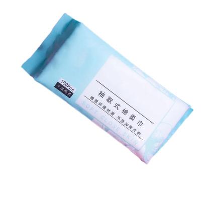 China Custom Wholesale Facial Towel Bag Chinese Factory Disposable Cleaning Facial Towels For Ladies Women for sale