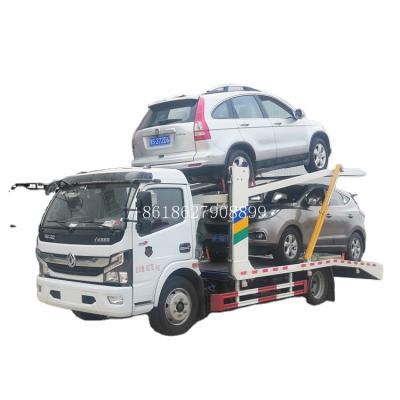 China 5 Ton Road New Cheap Wrecker Truck Double Layers Flatbed Wrecker Recovery Truck For Sale 5400x2250mm for sale