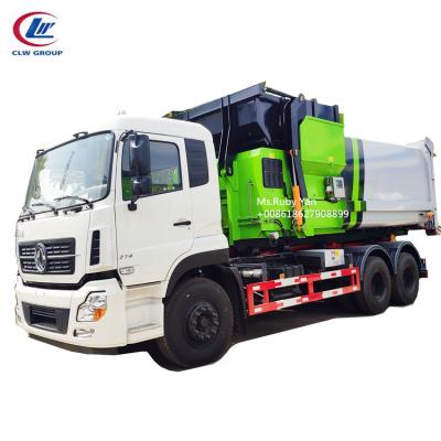 China Garbage Handling Hook Arm Automated Back Loader Garbage Truck For Sale for sale