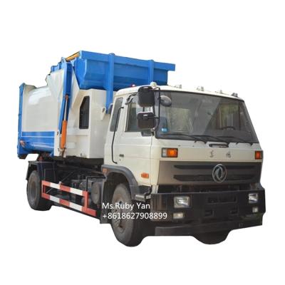 China Garbage Processing Loading Capacity Garbage Hook Arm Loader Garbage Truck Large Drop Off 10cbm To 20cbm Garbage Truck for sale