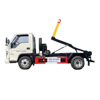 China Environmental Hygiene FOTON 4x2 Garbage Hook Boom Self Loading Unloading Container Transport Truck For Sale for sale