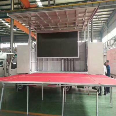 China Outdoor advertising 4x2 led led advertising truck mobile led screen vehicle led screen mobile stage truck for sale for sale