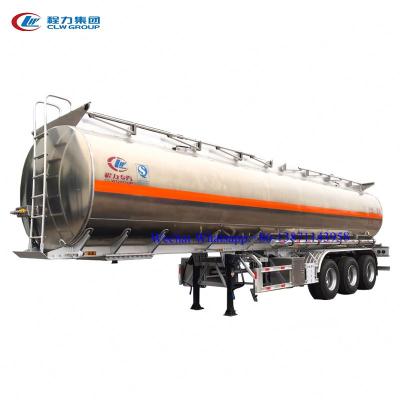 China H5454 40000-42000 Liter Aluminum Fuel Tanker Truck ADR Trailer for sale