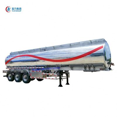 China ADR H5454 40000 Liter Truck Trailer Aluminum Alloy Tanker Gasoline Oil Semi Trailer for sale