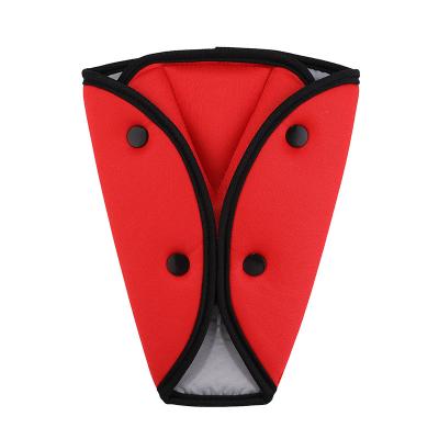 China Simple Color Without Pattern Safety Vehicle Shoulder Strap Protector Car Seat Belt Cover Wholesale Seat Belt Pillow For Children for sale