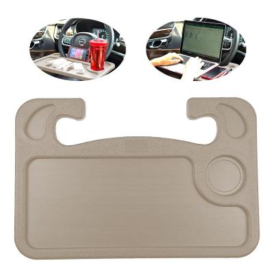 China Business/Wholesale Luxury Auto Steering Wheel Car Travel Table Laptop iPad Notebook Desk Steering Wheel Tray Table for sale