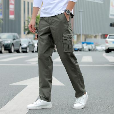 China 2019 Anti-Wrinkle Men Pockets Pants Lightweight Breathable Quick Dry Casual Windproof Pants Tactical Cargo Fishing Pants for sale