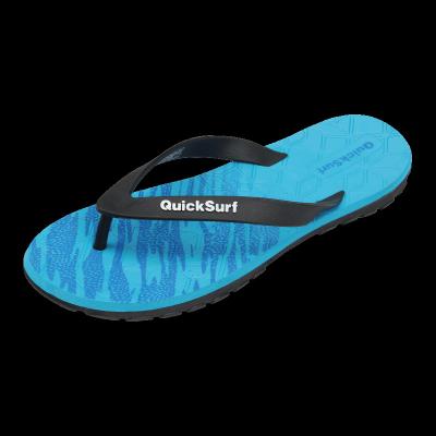 China Cushioning Price Summer Casual Style Anti-Skid Durable Rubber Unique Men's Cheap Blue Slippers for sale