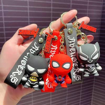 China Llaveros Couples Key Chains Cartoon PVC Keychain PVC Keychain Porte Clef Gift Pendant Funny Cute Animal Jewelry for sale