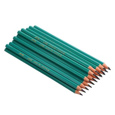 China Eco-friendly Promotional Pencil Manufacturers Wholesale And Retail HB Write Constant Hexagonal Pencil Print Logo Imitation Wooden Plastic Pencil for sale