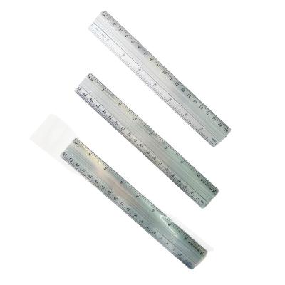 China School student and colorful office student Use 20 custom logo / 30 cm safety aluminum profile ruler length for sale