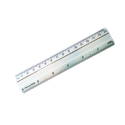 China School Student and Desk Aluminum Double Sided Ruler with Scale Custom 15cm 20cm Straight 30cm Ruler High Quality Aluminum Alloy Ruler for sale