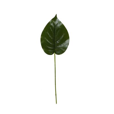 China YD29169-5 Minimalist Party Monstera Leaf Green Artificial Leaves For Hawaiian Party Decorations for sale