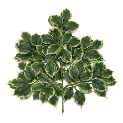 China Simulation Realistic Wholesale Plastic Branch Decoration Landscape Manufacturer YD29217 Artificial Leaves for sale