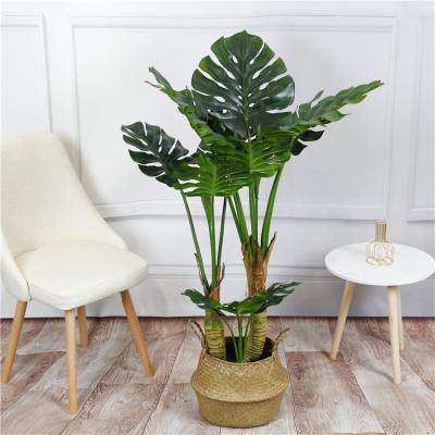 China Fashion YD29601 Modern Wholesale Indoor Artificial Decor Plant Artificial Tree Monstera Leaves for sale