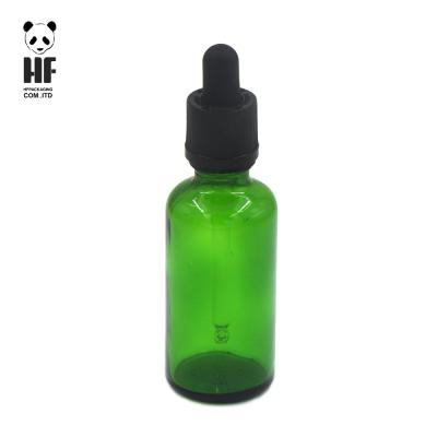 China Wholesale High Quality Personal Care Boston Round Empty Green Serum Bottles 30ml For Enssential Oils for sale