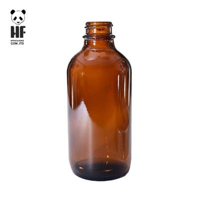 China Personal Care Wholesale Oral Liquid Syrup Bottle Pharmaceutical Amber Glass Bottle 100ml Amber Bottle for sale