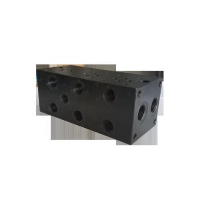 China Cetop 3 Standard Parallel Flow Aluminum Or Steel Manifold for sale