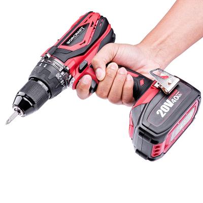 China Integrated Led Operate Lightweight Chargeable Power Cordless Hammer Drill With Lithium Battery CHD-S20Li for sale