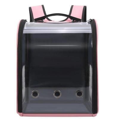 China Cat Backpack Space Capsule Dog Carrier Customized Waterproof Colorful Viable Transparent Pet Travel Bag for sale