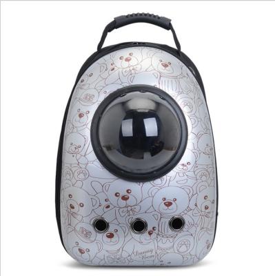 China Viable New Design Breathable Transparent Cat Carrier Bag Outdoor Backpack for Dogs and Cats Portable Pet Travel Bag for sale