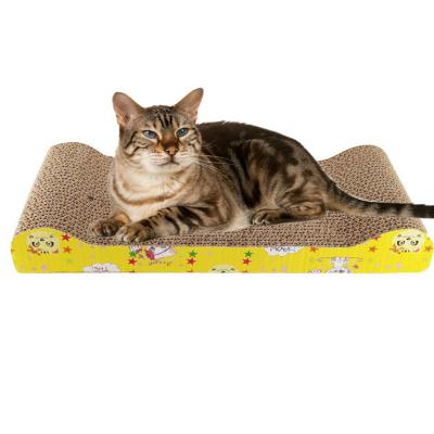 China Customized Multi Cardboard Stocked Shaped Cat Scratching Cardboard Thickened Corrugated Cat Tower Cat Scratch for sale