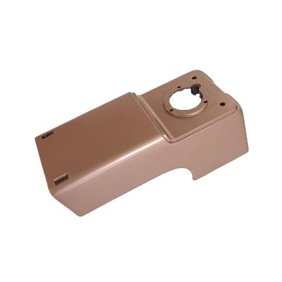 China Home Appliances OEM Service Aluminum Die Casting Mixer Machine Cover Parts Golden Paint Die Casting Accessories for sale