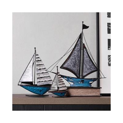 China Wholesale Handmade Custom Europe Resin 3D Ship Metal Model Miniatures Cruise Ship Craft Home Decoration Lovely For Gift for sale