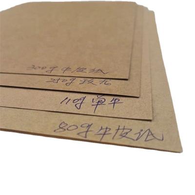 China Waterproof PE Coated Single Sided Brown Kraft Paper for sale