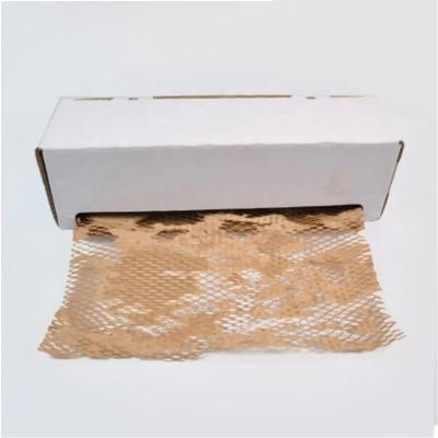 China Recycled Materials Kraft Paper Honeycomb Wrapping White Paper Roll for sale