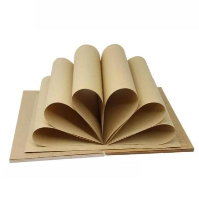 China Grease Coated Kraft Paper Factory Supply Low Cost For Takeout Food Packaging for sale