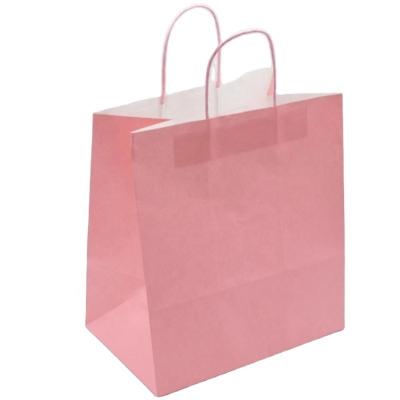 China Custom Recycled Materials Kraft Paper Bag Recycled Gift Shopping Bag Handbags for sale