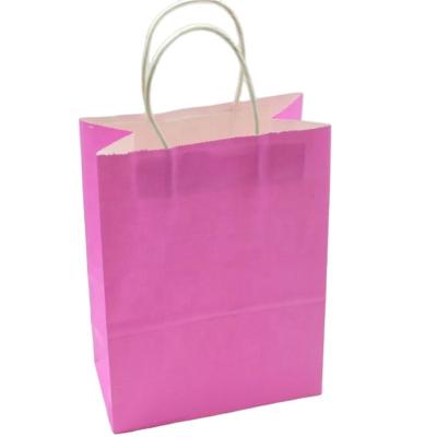 China Recycled Materials Paper Bags Handbags For Shopping And Packaging for sale