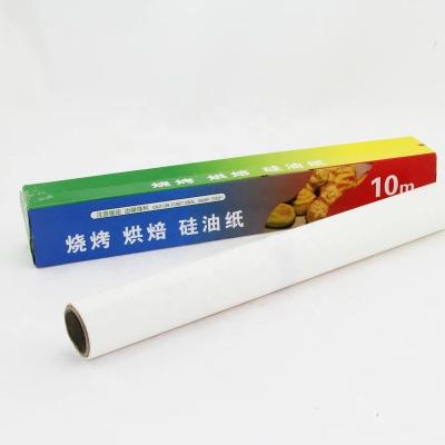 China Recycled Materials Custom Design Food Tray Brown Baking Paper Silicone Printed Parchment Paper For Baking for sale