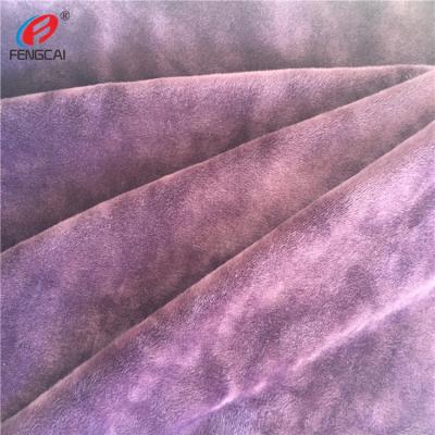 China Fire retardant super soft polyester spandex plush minky velboa fabric for blanket toys for sale