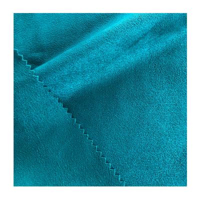 China China Suppliers Polyester Spandex Microfiber Suede Fabric Tear-Resistant Knitted Faux Suede Fabric For Garment Sofa for sale