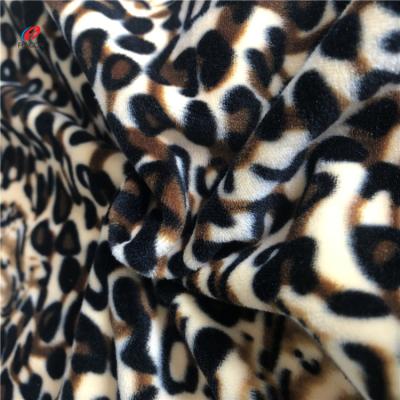 China Anti-Static Printed Velboa Brushed Fabric Polyester Velor For Toys BlanketBaby Cloth for sale