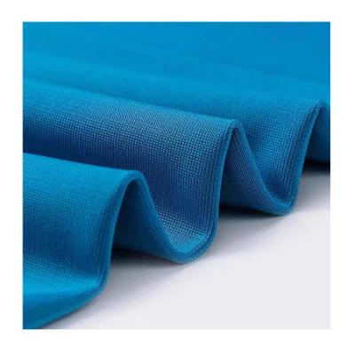 China Anti-Static 220gsm Super Fabric 75D Poly Polyester 100% Brushed Gold Velvet Knitted Fabric For Sportswear for sale