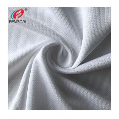 China 100% Polyester Anti-Static Weft Knitted Honeycomb Bird Eye Mesh Dry Fit Coolmax Fabric For Sportswear for sale