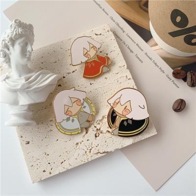 China Europe No Min Metal Gold Plated Badge Making Anime Cartoon Hard Enamel Pin Custom Enamel Pin for sale