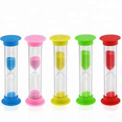 China Minimalist Customized Tooth Brushing Timer Highs Cost Performance Colorful Little Hourglass Kids for sale