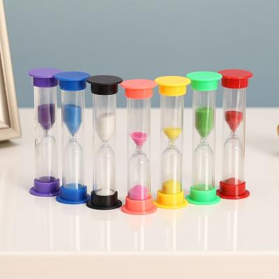 China Cheap Colorful Mini Board Game Kids Sand Hourglass Factory Minimalist Small Timer for sale